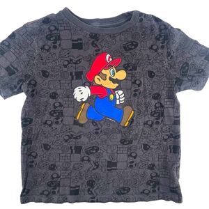 Old Navy Gender Neutral Kid’s Super Mario Graphic Printed Short Sleeve Tee Sz 8